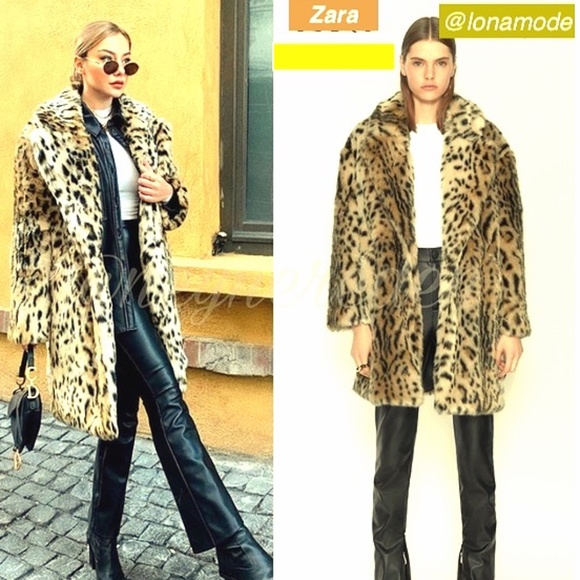 Zara Jackets & Blazers - 🐯NWT Zara Animal (Leopard) Print Coat 🐯